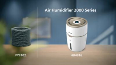 Saderīgs ar Philips 2000. sērijas gaisa mitrinātājiem