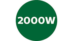 Zmogljivih 2000 W in 45.000 vrt/min