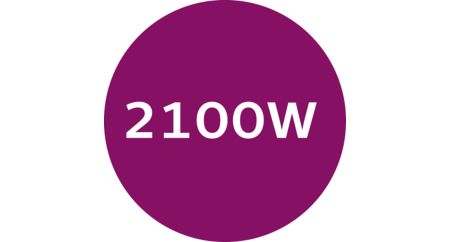 2100 W to heat up quickly