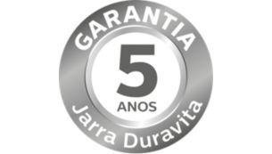 5 Anos de garantia para o copo Duravita