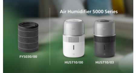 متوافق مع أجهزة الترطيب من Philips، السلسلة 5000