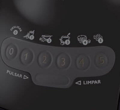 Várias velocidades para ingredientes mais duros ou delicados