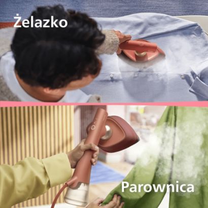 Efekt prasowania żelazkiem, wygoda parownicy