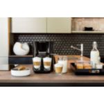 Beidzot divi kapučīno vienā reizē no svaiga piena!