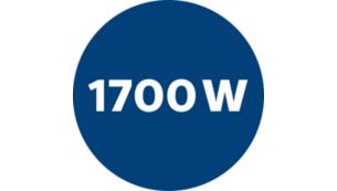 Potência de até 1700 W
