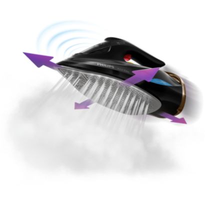 O nosso ferro a vapor mais inteligente e mais potente