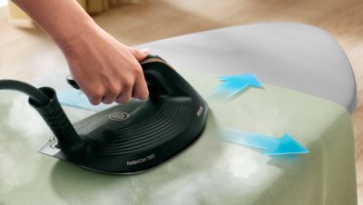 Vieda un automātiska tvaika padeve gludināšanai bez piepūles