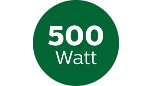 Krachtige 500 W-motor