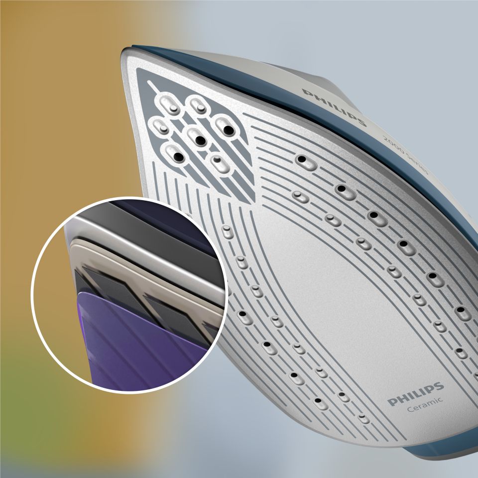 Up to 25% less time spent ironing*
