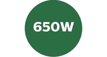 650W super powerful motor to process even tough ingredients