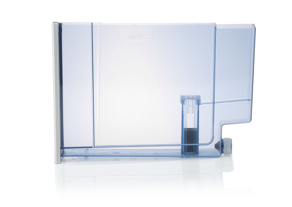 Pour stocker l'eau dans votre machine espresso