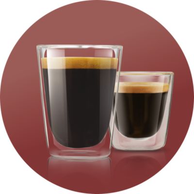 Pasirinkite iš 2 receptų: stipri arba vidutinio stiprumo kava