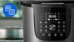 35-in-1 cooking preset at your fingertips