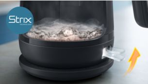 Altijd veilig water koken met de droogkookbeveiliging