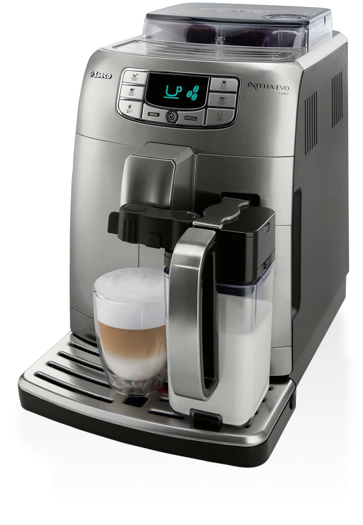 Espresso, Cappuccino und Latte Macchiato auf Knopfdruck