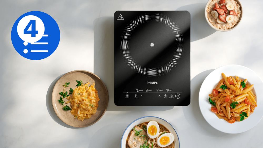 4 intuitive cooking programs for your every day meals.
