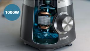 1000 W „ProBlend Plus“ variklis maišo be jokio vargo