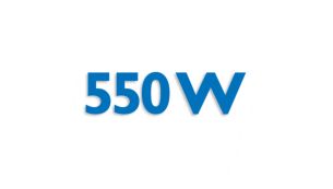 Leistungsstarker 550-Watt-Motor