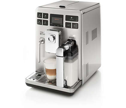 Espresso and cappuccino at a single touch