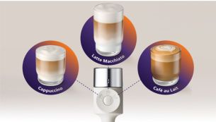 W&auml;hle deinen Lieblings-Milchschaum