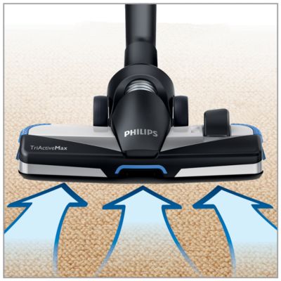 Uus kolm-ühes TriActiveMaxi otsak tagab maksimaalse tolmukogumise