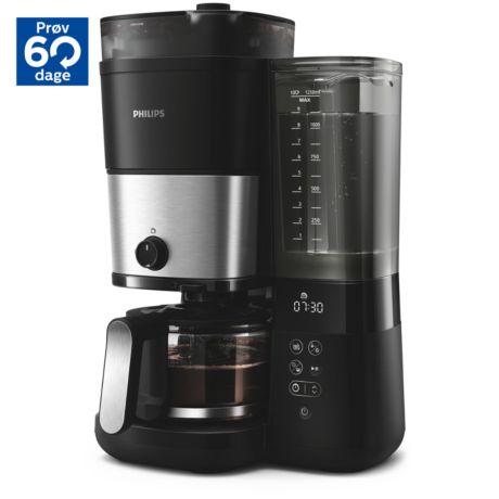 HD7900/50 Alt-i-1 brygning Drypkaffemaskine med indbygget kværn