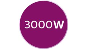 3000 W – greitai įkaista ir kokybiškai lygina
