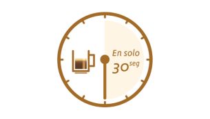 Una taza de café SENSEO® en unos 30 segundos