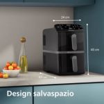 Il doppio dei pasti, con il 45% di spazio in meno