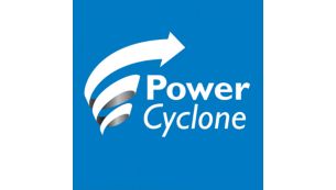 Die PowerCyclone 4-Technologie trennt Staub und Luft in einem Durchgang.