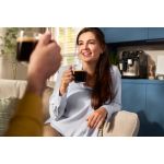 preparar 2 deliciosas tazas de café de grano es fácil