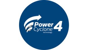 PowerCyclone Technologie für hohe Leistung beim Staubsaugen