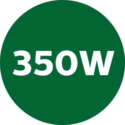 Kerja tangguh dengan daya rendah 350 watt
