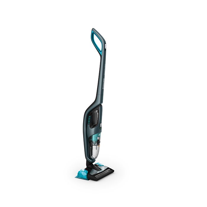 Vacuums and mops in one stroke