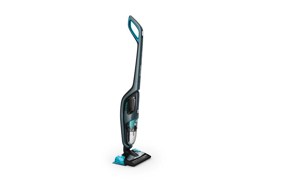 Vacuums and mops in one stroke