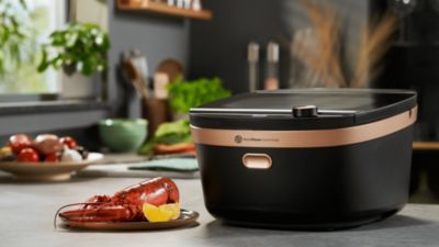 家用烹饪容量，具有现代、流线型设计