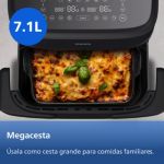 Nuestra Airfryer con doble cesta más compacta
