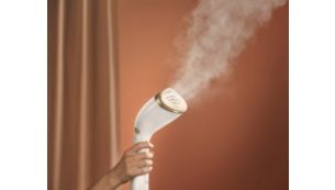 Continuous steam smooths creases effectively