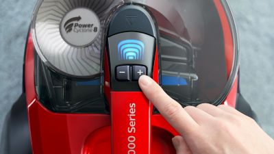 Funz. controllo digitale della potenza per regolare la forza di aspiraz.