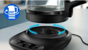 Kolay kullanım i&ccedil;in 360&deg; d&ouml;nen taban