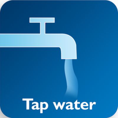 Učinkovito s hladno/toplo vodo iz pipe, s čistilnim sredstvom ali brez njega