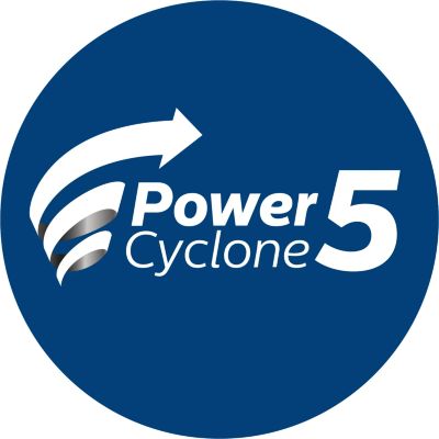 La tecnologia PowerCyclone 5 separa la polvere dall'aria