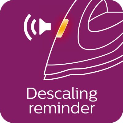 Smart Calc cleaning system with a sound and light cleaning reminder