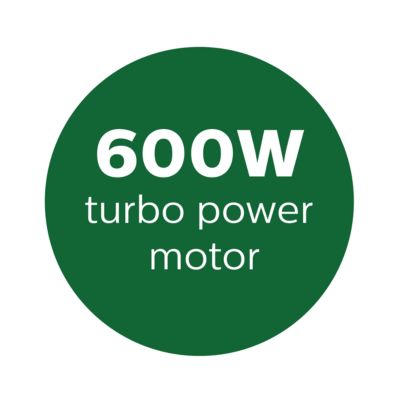 Powerful 600W motor tested for high endurance