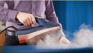 At&eacute; 100 g/min de vapor cont&iacute;nuo potente