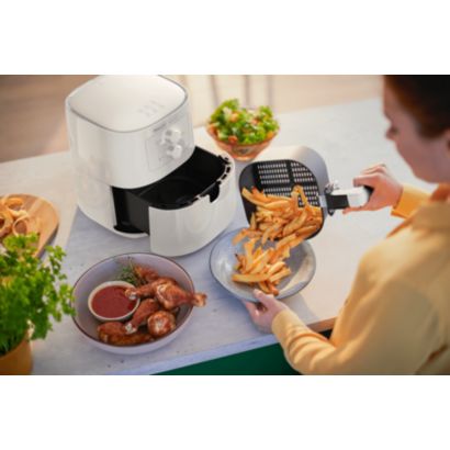 Frituras com sabor incrível e até 90% menos gordura!*