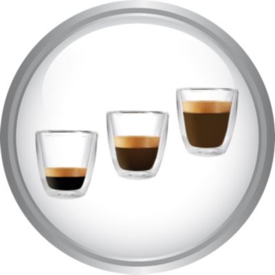 Ajuste el volumen y la concentración del café