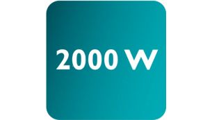 Jusqu'&agrave; 2&nbsp;000&nbsp;W de puissance pour un d&eacute;bit vapeur continu et &eacute;lev&eacute;