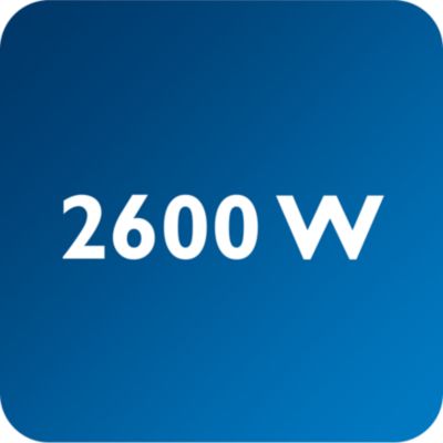 2600 W – greitai įkaista ir kokybiškai lygina