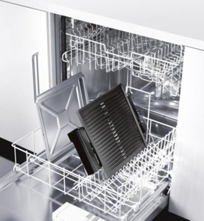 As peças podem ser lavadas na lava-louças